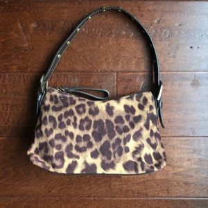 Nine West mini leopard purse